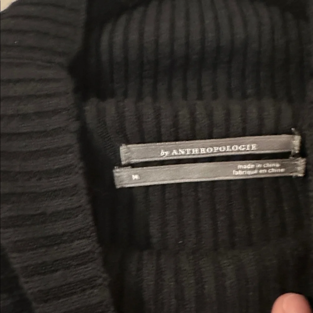 Anthropologie Black Long Sleeve Dress - Picture 3 of 5
